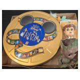 Disney Trivia Game and Collectible Toys Lot