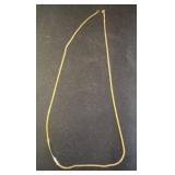 14K Gold Chain Necklace, Italy