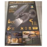 Solar-Powered Night Beam Spotlight, 300 Lumens