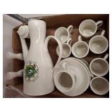 Ceramic Coffee Set With Puerto Rico Seal
