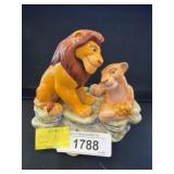 Schmid Ceramic Lion King Musical Figurine