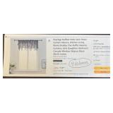 Black Sheer Curtain Panels