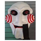 White Plastic Mask with Elastic Strap