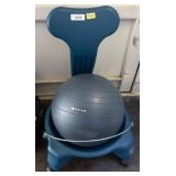 Gaiam Balance Ball Chair with Rolling Base