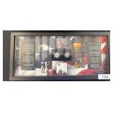 Framed Tribute Display With Coins and Imagery