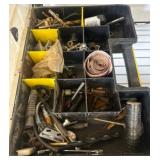 Plastic Tool Organizer with Miscellaneous Hardware