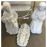 Three-Piece Nativity Scene Figurines