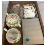Box Lot: Bernardaud Pieces and Glassware