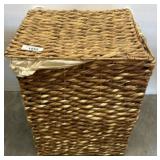 Woven Rope Laundry Hamper with Fabric Liner