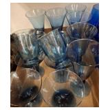 Blue Glass Drinkware