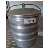 Metal Storage Container with Handle and Lid