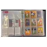 Binder of Sports and Trading Cards Assortment