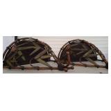 Metal Shelves with Wall Hooks