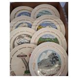 Train-Themed Decorative Plates