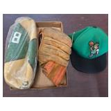 Sports Memorabilia: Glove, Cap, Ball