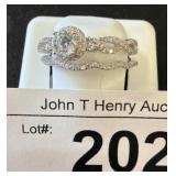 925 Silver Ring With Cubic Zirconia Accents