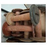 Vintage Wooden Textile Spools