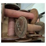 Vintage Wooden Textile Spools