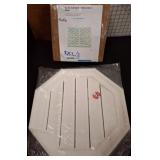 White Octagonal Floor Sink Grate, ProFlo