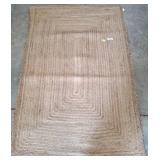 Rectangular Woven Natural Fiber Rug