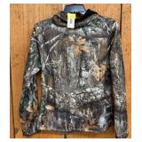 Camouflage Hooded Long-Sleeve Shirt