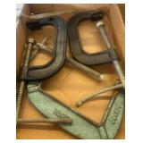 Metal C-Clamps and Tools
