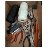 Tools, Scissors, and Twine Rolls
