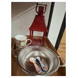 Kitchen Items Incl. Lantern, Mug, and Accessories