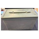 Green Metal Military-Style Ammo Box