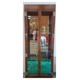 Henredon Wood and Glass Curio Cabinet