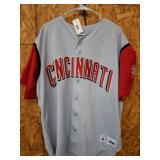 Cincinnati Reds Jersey, XL, Made in USA