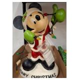 Mickey Mouse Holiday Figurine With Lights