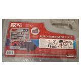 35-Piece Auto Emergency Kit in Case
