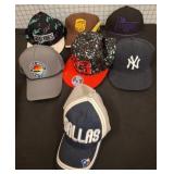 Baseball and Logo Caps Lot
