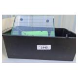 Plastic Bin with Acrylic Display and Poster Board