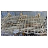 Metal Slat Wall Shelving Panels