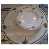 Gibson Everyday Palm Tree Ceramic Dinnerware Set