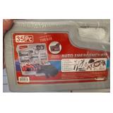 35-Piece Auto Emergency Kit in Case