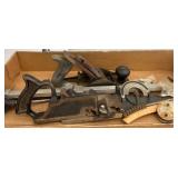 Box Lot of Handheld Woodworking Tools