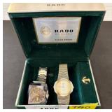 Rado Boxed Set with Two Wristwatches