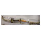 Bear Grizzly Glass-Powered Recurve Bow with Arrows