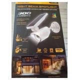Solar Motion-Activated LED Spotlight