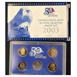 2003 US Mint 50 State Quarters Proof Set