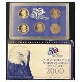 2000 U.S. Mint 50 State Quarters Proof Set
