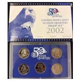 2002 U.S. Mint 50 State Quarters Proof Set