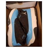 Youth Jordan Sneakers in Black and Blue, Size 7Y