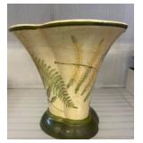 Ceramic Vase With Fern Leaf Motif