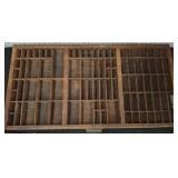Vintage Hamilton Wood Printer's Drawer