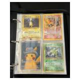 Binder With Assorted Pokemon Trading Cards