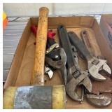 Tools in Cardboard Box